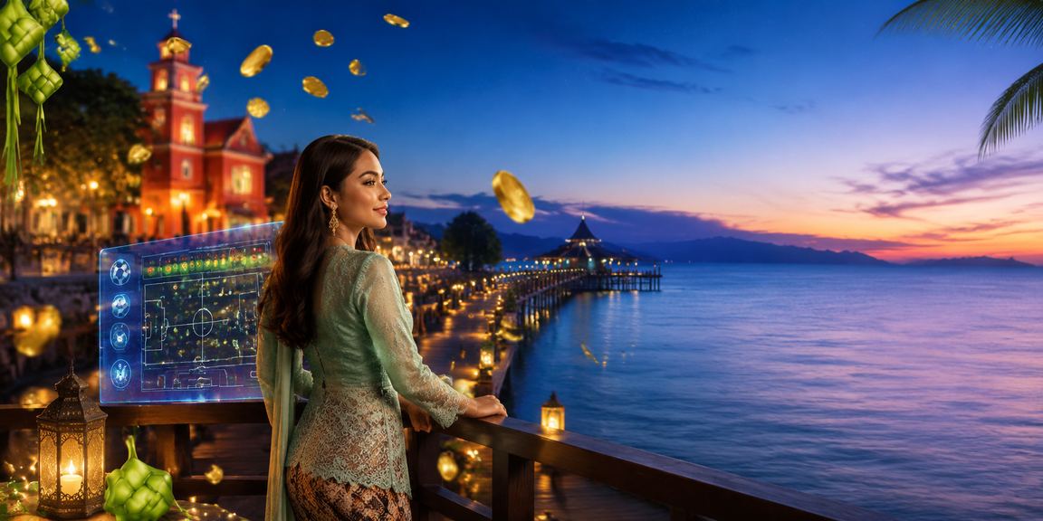 Suasana kasino Hari Raya di Melaka dengan permainan meja hidup