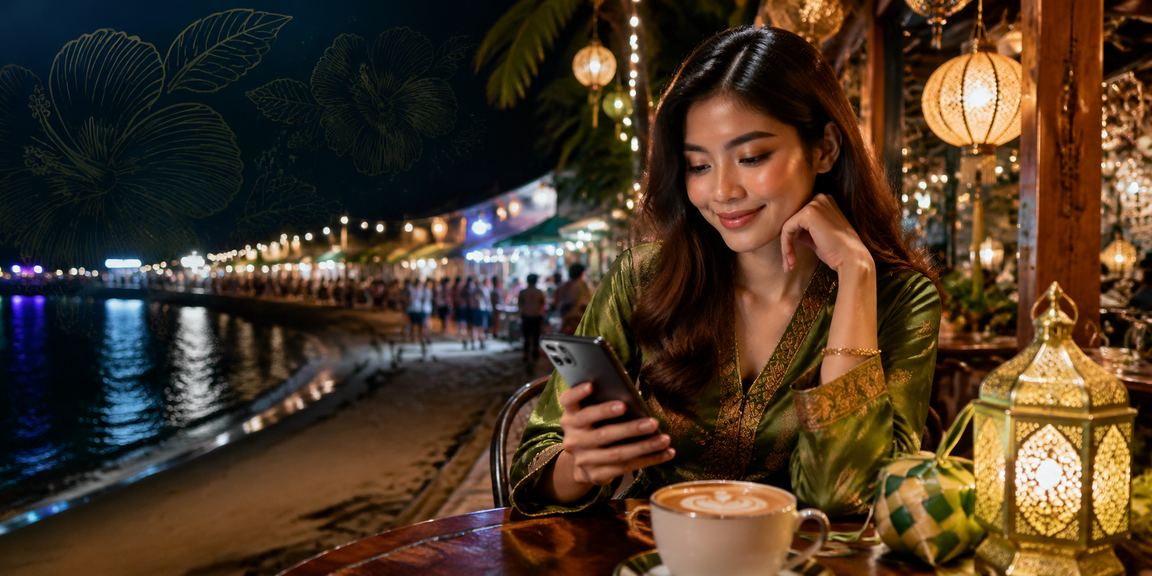 Pengguna Malaysia mengakses platform kasino mudah alih sempena Hari Raya
